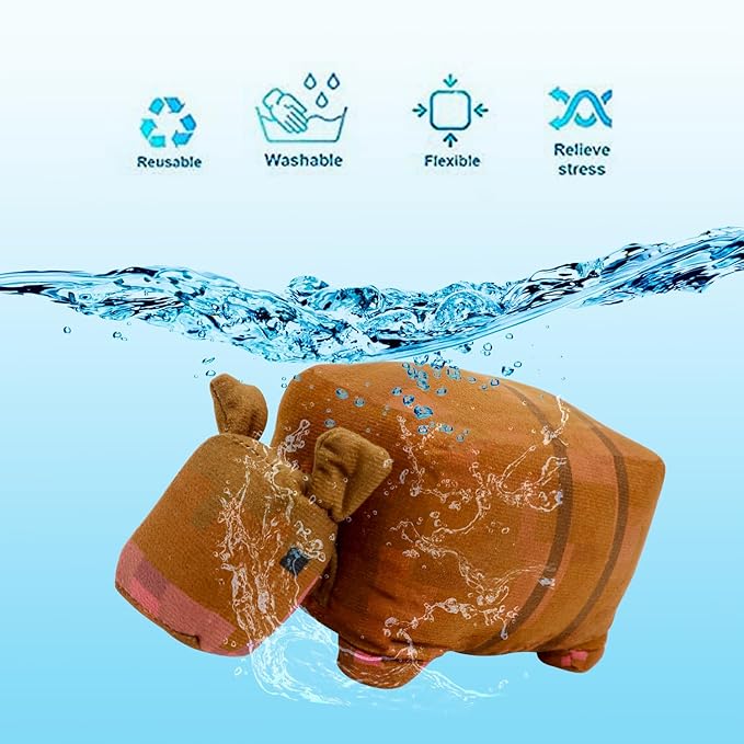 Plush Armadillo Plush Stuffed Toy Soft Throw Pillow Decorations for Video Game Fans, Kids Birthday Party Favor Preferred Gift for Holidays