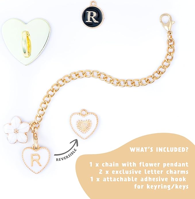 water bottle charms with keyring holder, water bottle decorations. Stanley Cup charms, Stanley cup accessories. Tumbler charms