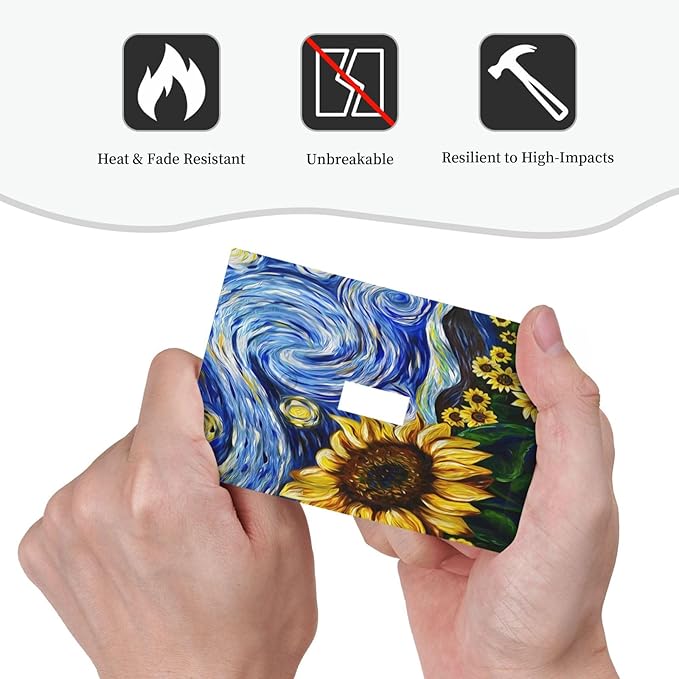 Vintage Abstract Blue Starry Sunflower 1 Gang Light Switch Covers Single Toggle Wall Plate Decorative Switchcover Electrical Switchplate for Farmhouse Country Bedroom Livingroom Decor