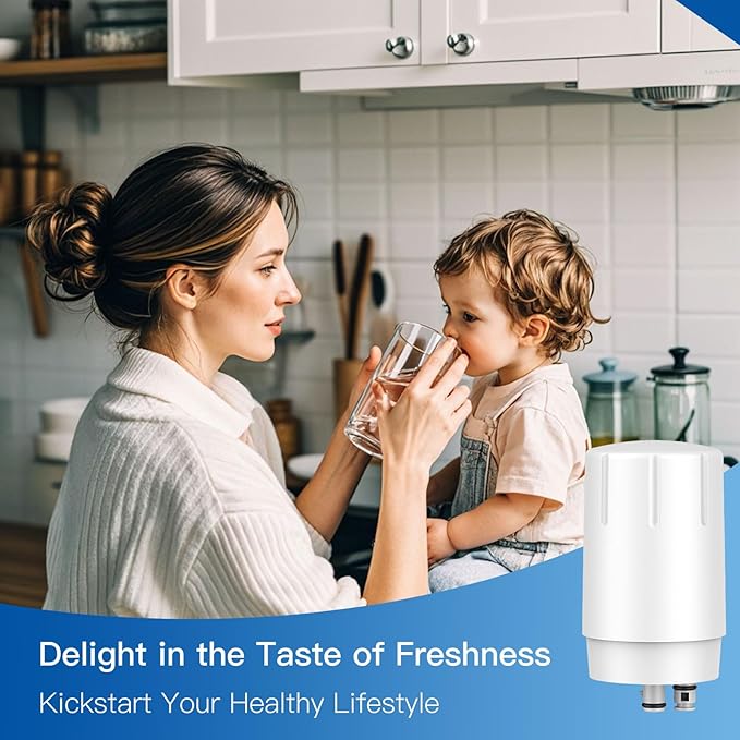 Faucets Filter Cartridge, Replacement for Brita® Faucet Filter, Brita® 36311 On Tap Water Filtration System, Brita® FR-200, FF-100 Replacement Filter, NSF Certified, White (Pack of 2)