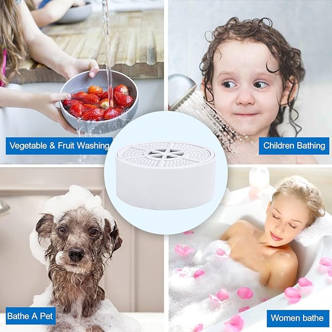 ASPMIZ Shower Filter Replacement Cartridge, Bath Filter for Tub Replacement for Healthier Softer Smoother Skin, Bathtub Water Purifier TubFilter Shower 8 Stages for Tub Faucet Replacement Cartridge