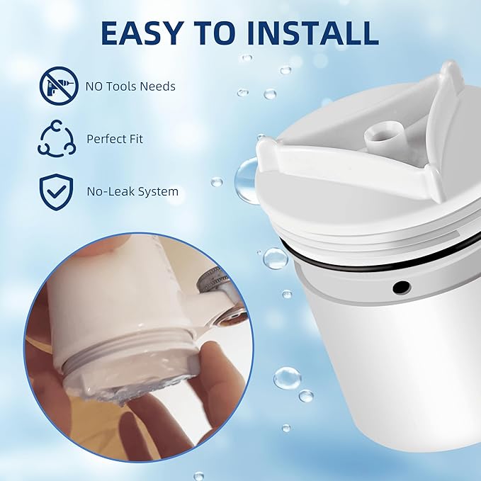 Faucet Water Filter, Replacement for Culligan FM-15 Faucet-Mount Water Filter, Culligan FM-15RA Filtration System, NSF Certified, White Finish, 3 Packs