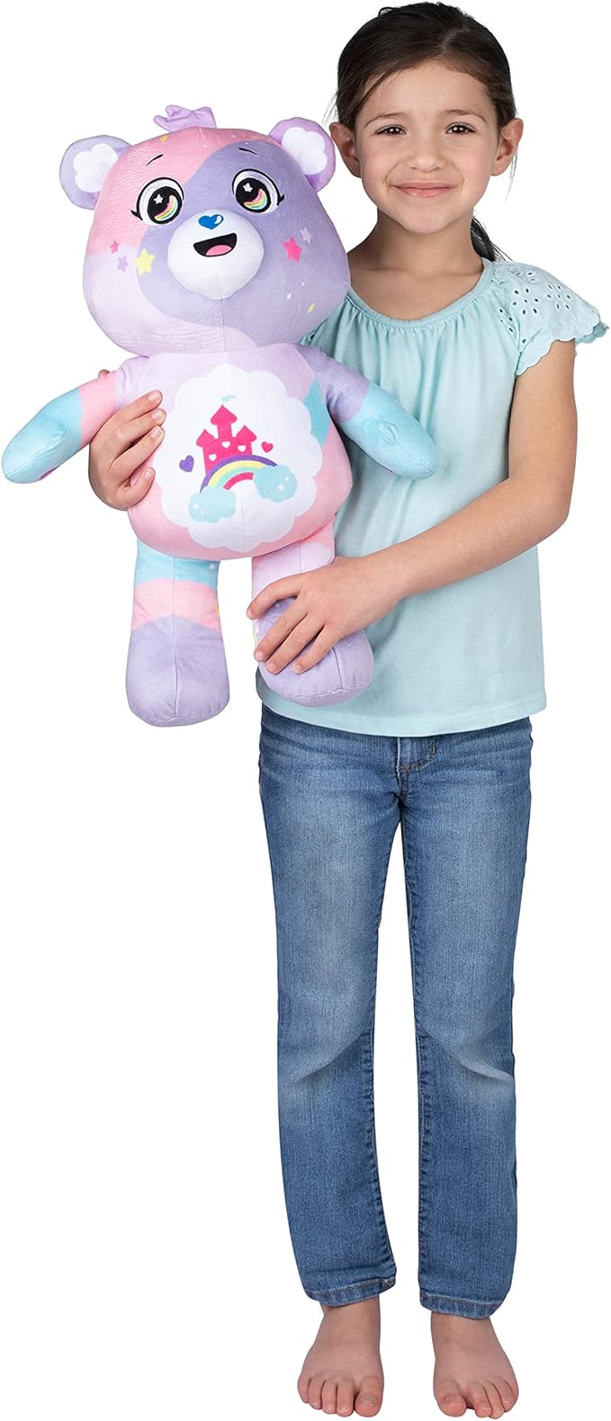 Care Bears Kids Bedding Super Soft Plush Cuddle Pillow Buddy, One Size, By Franco