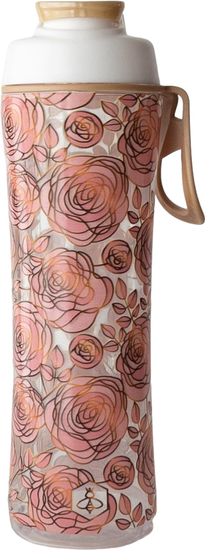 Biddlebee 24oz. BPA-Free Reusable Water Bottle with Wide-Mouth Chug Cap & Carry Handle | Perfect for Travel, Gym, School & Work | Proudly Made in USA | Cupholder Friendly, Fits in Backpack Pockets