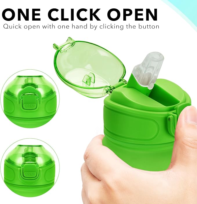 Enerbone 32 oz Drinking Water Bottle with Times to Drink and Straw, Motivational with Carrying Strap, Leakproof BPA & Toxic Free, Ensure You Drink Enough Water for Fitness Gym Outdoor