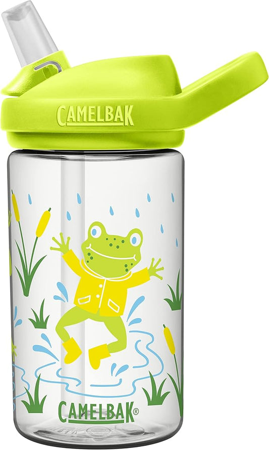 CamelBak Eddy+ 14oz Kids Water Bottle with Tritan Renew – Straw Top, Leak-Proof When Closed - Limited Edition Colors