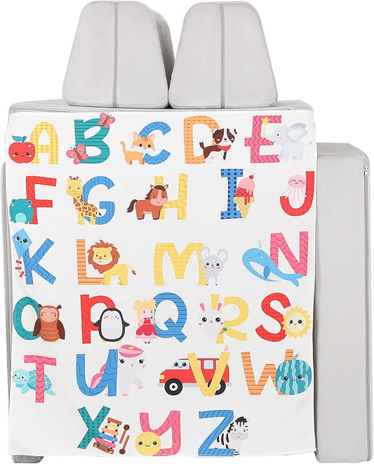 Play Panels for Kids Foam Play Couch, Funny ABC
