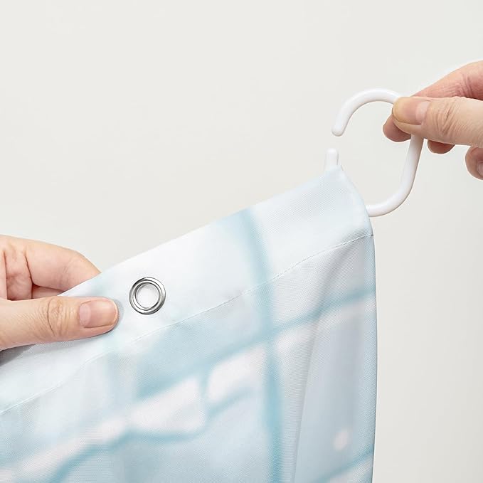 AILONEN Cartoon Dinosaur Shower Curtain for Kids Boys,Funny Singing Dinosaur Waterproof Fabric Shower Curtain for Bathroom,Lovely Green Dinosaur Shower Curtain Set with Hooks,60" W*72" H