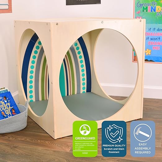 Angeles Tranquility Cube Reading Nook, Wooden