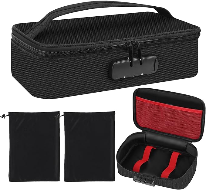 Discreet Lockable Storage Toy Bag Box Organizer Container