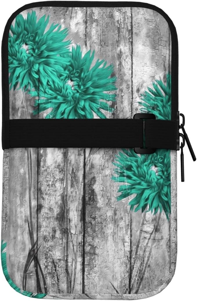 Water Bottle Pouch for Stanley Cup 40oz 30oz,Personalized Gym Purse for Men Women, Tumbler Pouch with Versatile Pocket Water Bottle Bag for Cards, Keys, Phone Botanical Leaf