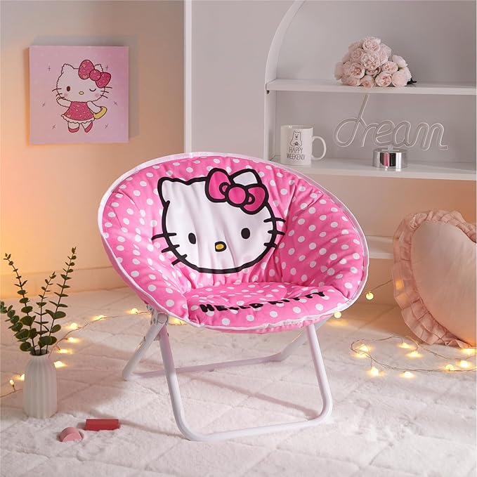 Idea Nuova Hello Kitty Saucer Chair