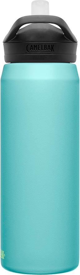 CamelBak Eddy+ Water Bottle with Straw 25oz - Insulated Stainless Steel, River Breeze