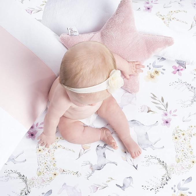 Crib Sheets - Crib Sheets Girl -Crib Sheets Boy - Jersey Sheets - Nursery Bedding - Toddler Bedding Sets for Girls - Toddler Bedding Sets for Boys - Baby Crib Sheets - OILO Studio Crib Sheet Fawn