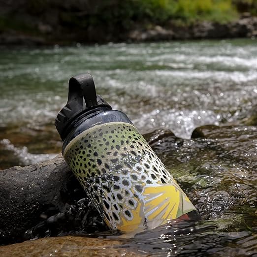 Epic Water Filters Nalgene OG | USA Made Bottle and Filter | Travel Water Bottle | Removes 99.99% Tap Water Impurities (48 Ounce, Rep Your Water)