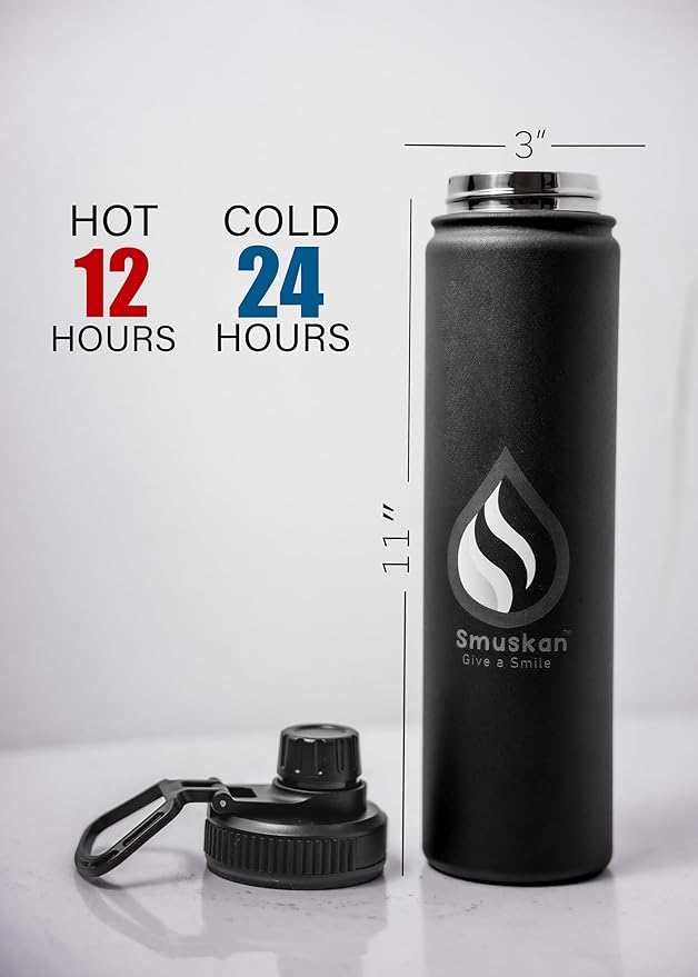 Smuskan Water bottle (Black)