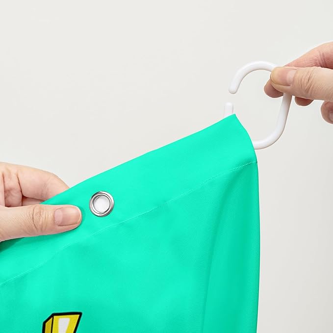 AILONEN Skate Skull Shower Curtain for Bathroom,Green Hip Hop Sport Skull Art Bathroom Curtain for Kids Girls Teen,Bath Curtain 72" W*72" H Polyester Waterproof Bathroom Curtain with 12 Hooks