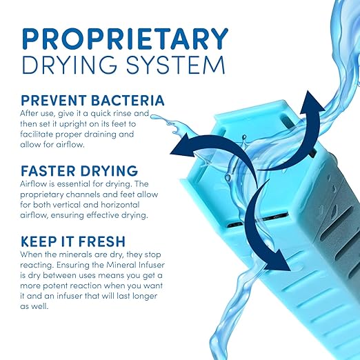 MI | Creates Alkaline Water in Any Water Bottle | Natural Mineral Infuser Stick | 9.5pH & Electrolytes