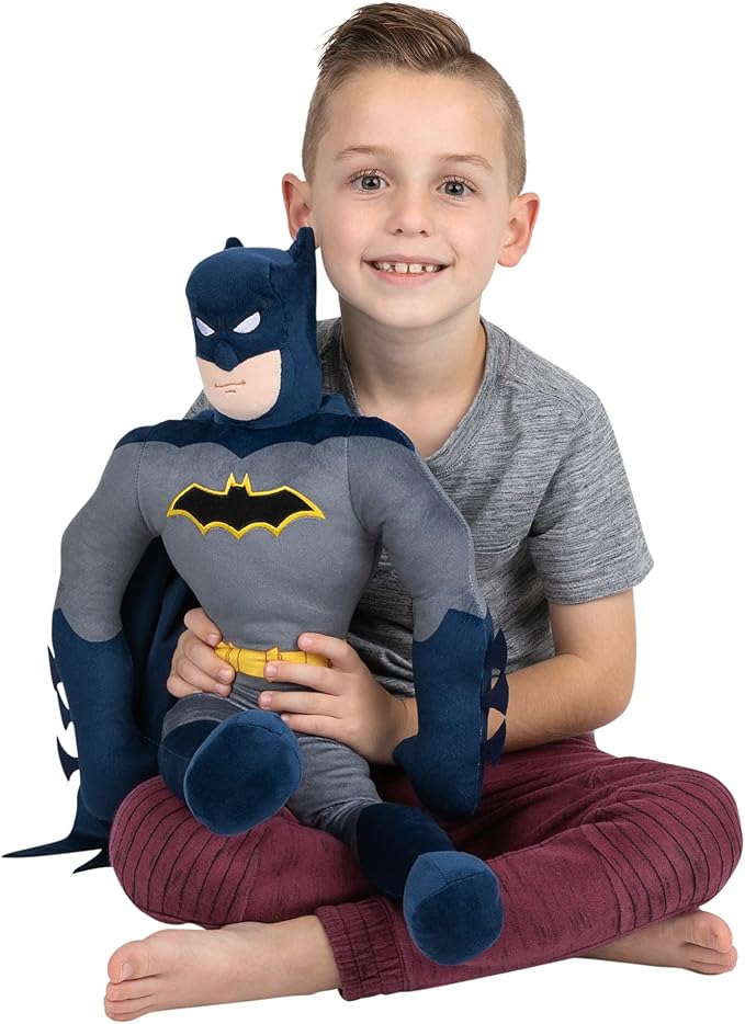 Franco Kids Bedding Super Soft Plush Cuddle Pillow Buddy, One Size, Batman