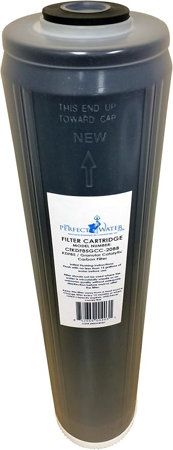 Home Master Replacement Filter Bundle with Sediment Filter (CFDGD2501-20BB) and Catalytic Carbon Filter (CFKDF85GCC-20BB) for Big Blue Systems | Fits 20" x 4.5"