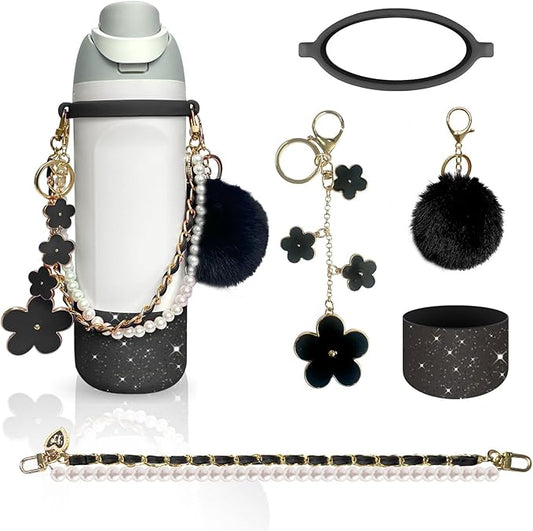 Water Bottle Handle Strap Compatible for Owala Accessories Compatible for Owala Boot Compatible for Owala Charms- Convenient, Stylish & Durable Hydration Solution for On-the-Go 24oz 32oz