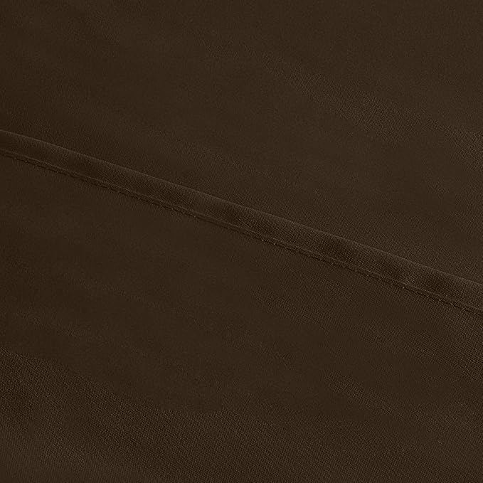 Utopia Bedding King Pillow Cases - 2 Pack - Envelope Closure - Soft Brushed Microfiber Fabric - Shrinkage and Fade Resistant Pillow Covers 20 X 40 Inches (King, Brown)