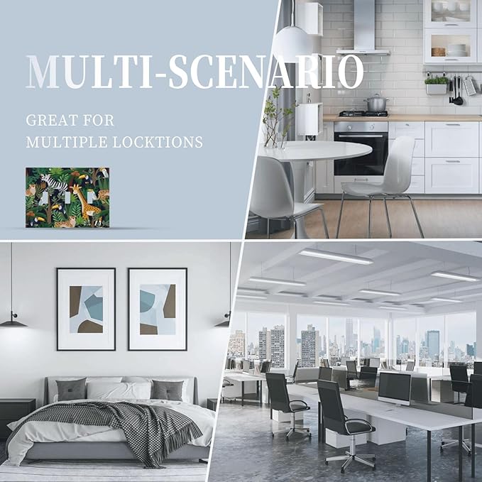 Cartoon Animal Zebra Leopard Giraffe Bird Leaf 3 Gang Nursery Light Switch Covers Decorative Triple Toggle Wall Plate Electrical Faceplate Switchplate for Kidroom Bedroom Decor