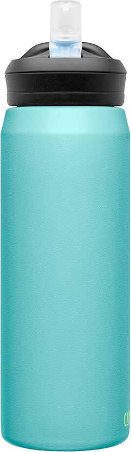 CamelBak Eddy+ Water Bottle with Straw 25oz - Insulated Stainless Steel, River Breeze