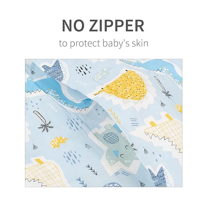 ALVABABY Toddler Pillow Covers Fits 13 x 18,12x 16 Kids Pillow 2 Pack Cotton Sleep Travel Pillowcases with Envelope Baby Children Pillowcase for Boys Girls Dinosaurs 2TPW16