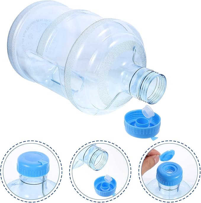 BESPORTBLE 5L Water Bottle: Portable Plastic Water Jug Reusable Outdoor Water Jugs - Leakproof Large Capacity for Sports Travel Camping Residential