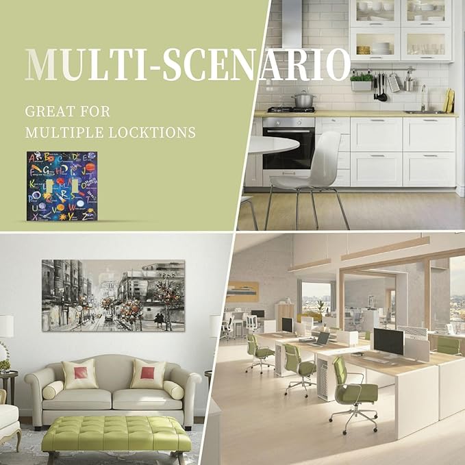 ABC Outer Space Double Toggle Light Switch Cover Decorative Alphabet Galaxy Boys Educational 2 Gang Wall Plate Electrical Faceplate Switchplate for Kidroom Nursery Boyroom Living Room Decor