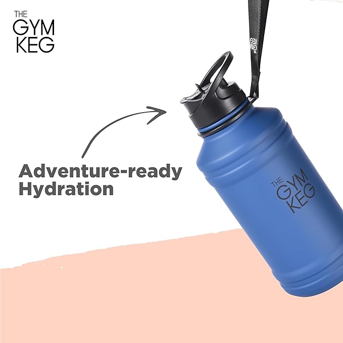 THE GYM KEG Stainless steel water Bottel_ Keg Stainless Steel Bottle - Leak-Proof, Insulated Beverage Container for Hot & Cold Drinks - Durable, Versatile & Kid-Safe - New