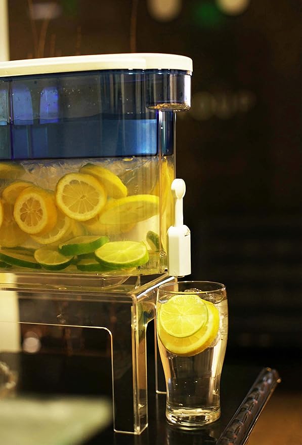 Countertop Water Filter Pitcher Stand - Clear Heavy Duty Acrylic Frame - 12" x 6" x 6" - Compatible with Brita UltraMax, PUR Ultimate and, ZeroWater ZD018