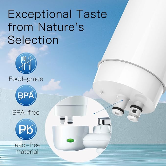 Water Filter Faucet Replacement, Replacement for Brita Faucet Filter, Brita 36311 On Tap Water Filter, Compatible with Brita FR-200, FF-100, and All Brita Tap Water Filters (Pack of 3）