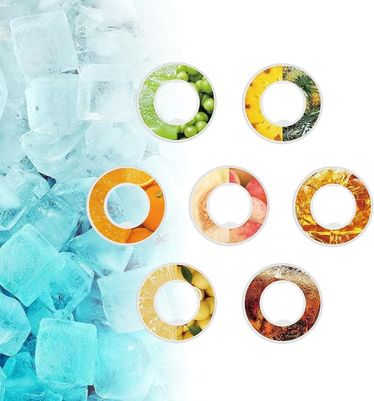 Fruit Scent Pods for Water Bottle Flavor Pod Water Bottles Caps Fruits Scent Sports Water Cup Rings Outdoor Sport