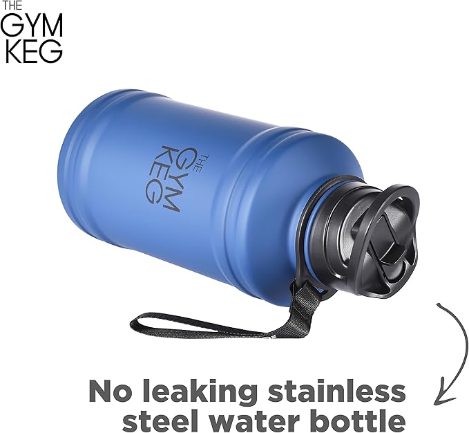 THE GYM KEG Stainless steel water Bottel_ Keg Stainless Steel Bottle - Leak-Proof, Insulated Beverage Container for Hot & Cold Drinks - Durable, Versatile & Kid-Safe - New