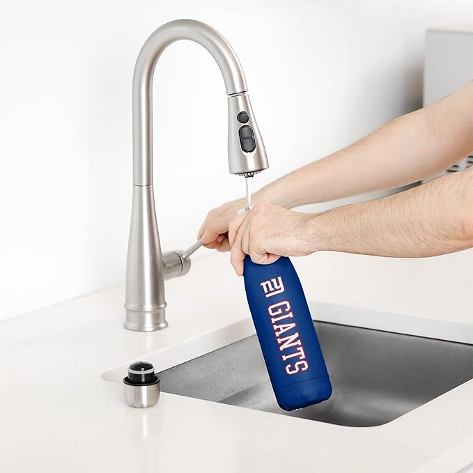 FOCO NFL unisex-adult NFL Team Logo Wordmark Chill Water Bottle