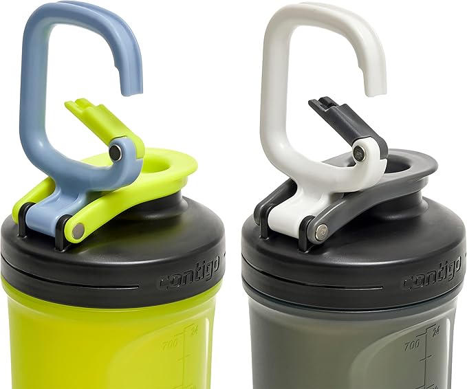 Contigo Shake & Go Fit 2.0 Shaker Bottle, 28oz, 2 Pack, Yellow & Black
