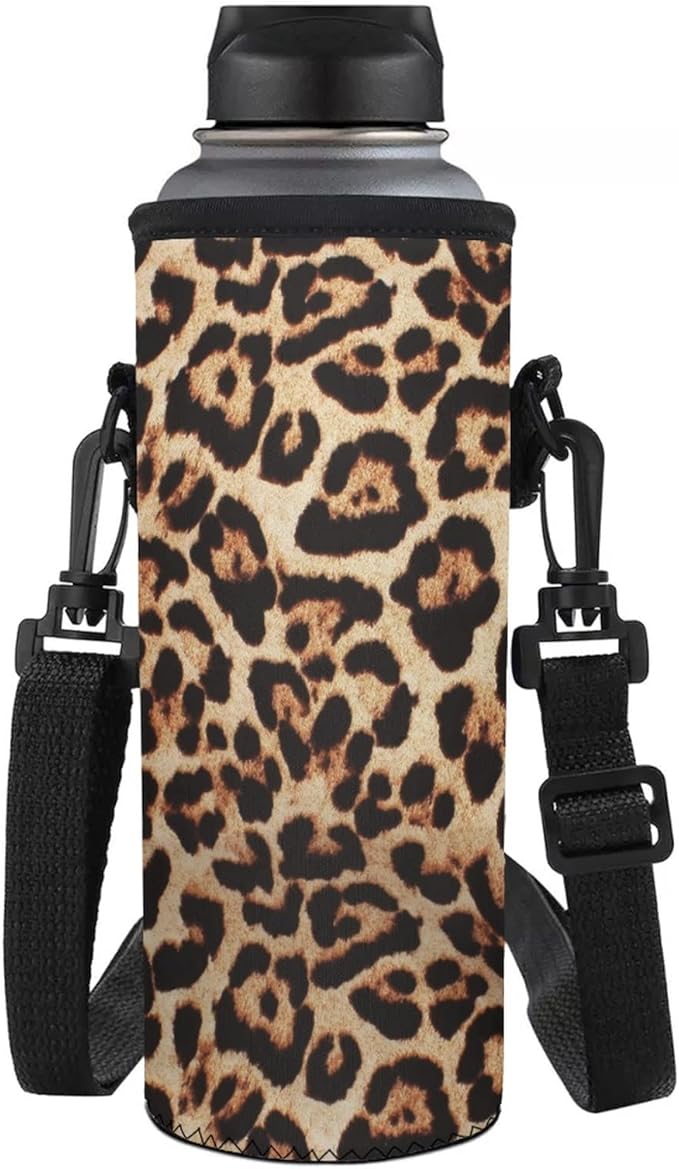 Jndtueit Basketball Water Pouch Holder, Soccer Bottle Cooler Cover Holder Strap for Outdoor Sports Gym Camping Walking