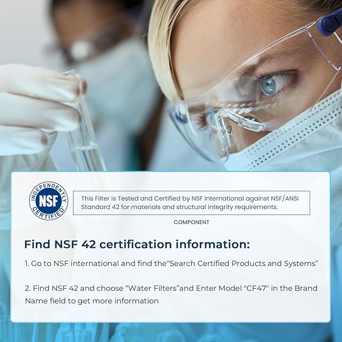 Crystala Filters Compatible with PUR® water filter replacement, Pur filter replacement faucet compatible with All PUR®, RF9999® and RF-3375, Pur filter replacement faucet, 3 Pack