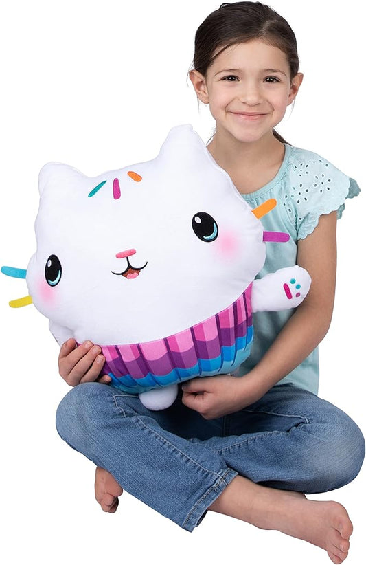 DreamWorks Gabby's Dollhouse Cakey Kids Bedding Super Soft Plush Cuddle Pillow Buddy, By Franco, 17.5" x 15" x 5"
