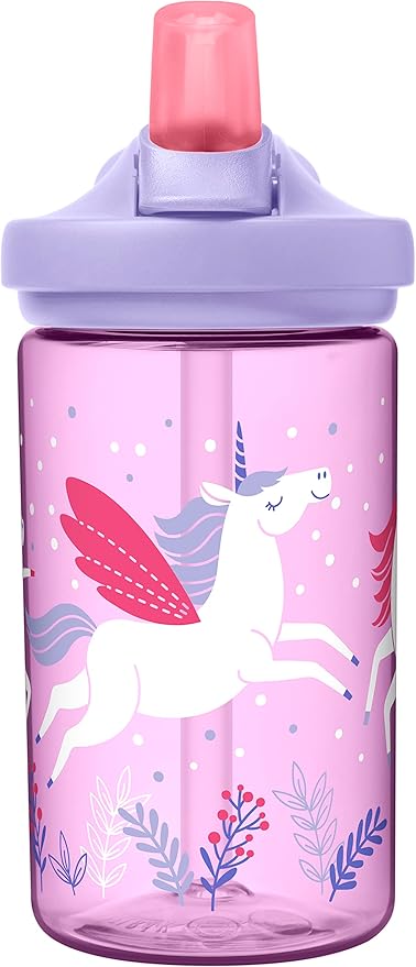 CamelBak Eddy+ 14oz Kids Water Bottle with Tritan Renew – Straw Top, Leak-Proof When Closed - Limited Edition Colors