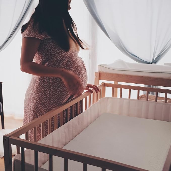 Baby Muslin Crib Sheets - Toddler Cotton Fitted Crib Sheets Neutral for Boys and Girls 2Pack