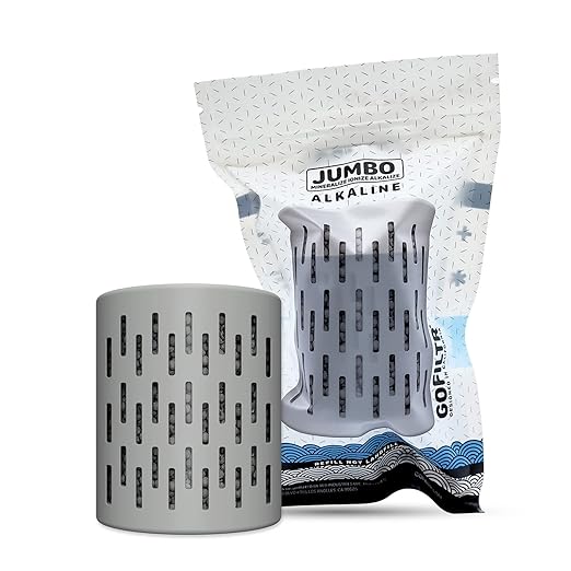 Jumbo Alkaline Water Infuser - 9.5 pH + Electrolytes for Any Large Water Bottles/Pitchers, 300 Gallon / 3 Months, Ionized Mineral Alkaline Water Infuser (1 Pack)