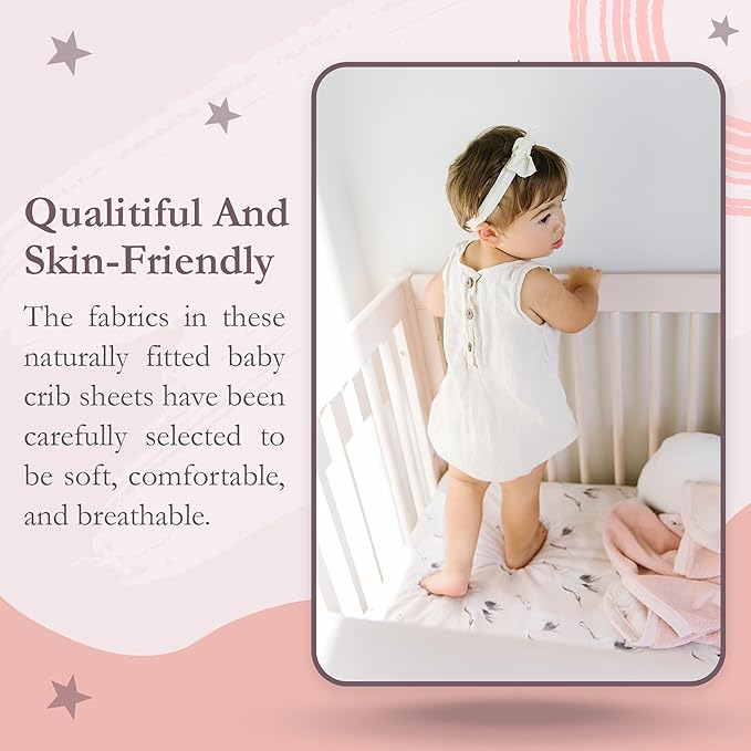 Crib Sheets - Crib Sheets Girl -Crib Sheets Boy - Jersey Sheets - Nursery Bedding - Toddler Bedding Sets for Girls - Toddler Bedding Sets for Boys - Baby Crib Sheets - OILO Studio Crib Sheet Crane