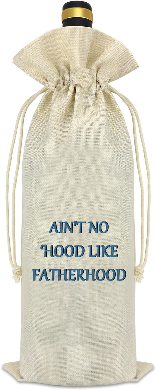 Dad Appreciation Gifts from Daughter Son Wine Bag Gift Father Dad Birthday Gifts Thank You Gift for Dad Thanksgiving Christmas Fathers Day Gift for Dad Grandpa Husband Step Dad Wine Bottle Bag