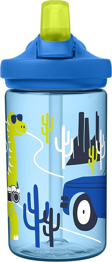 CamelBak Eddy+ 14oz Kids Water Bottle with Tritan Renew – Straw Top, Leak-Proof When Closed - Limited Edition Colors