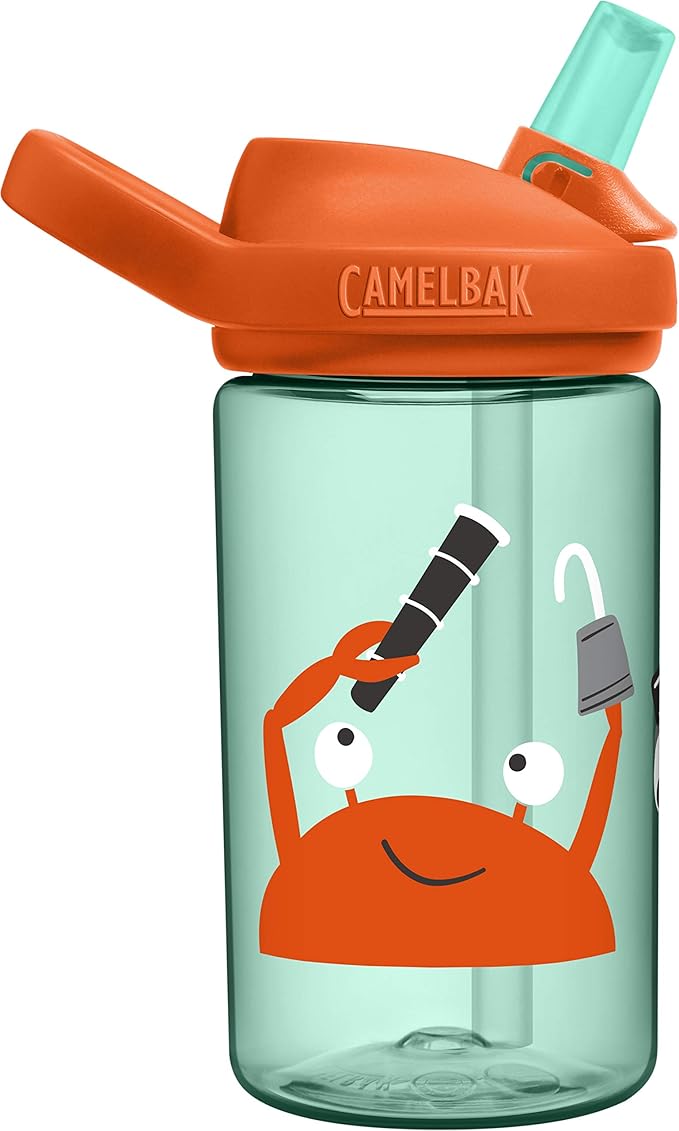 CamelBak Eddy+ 14oz Kids Water Bottle with Tritan Renew – Straw Top, Leak-Proof When Closed - Limited Edition Colors