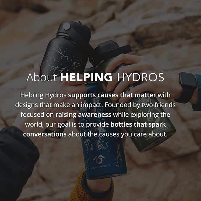 Animal Rescue Water Bottle | 32 oz Engraved Stainless Steel Vaccuum Sealed | Best Friends Pets & Animal Theme…