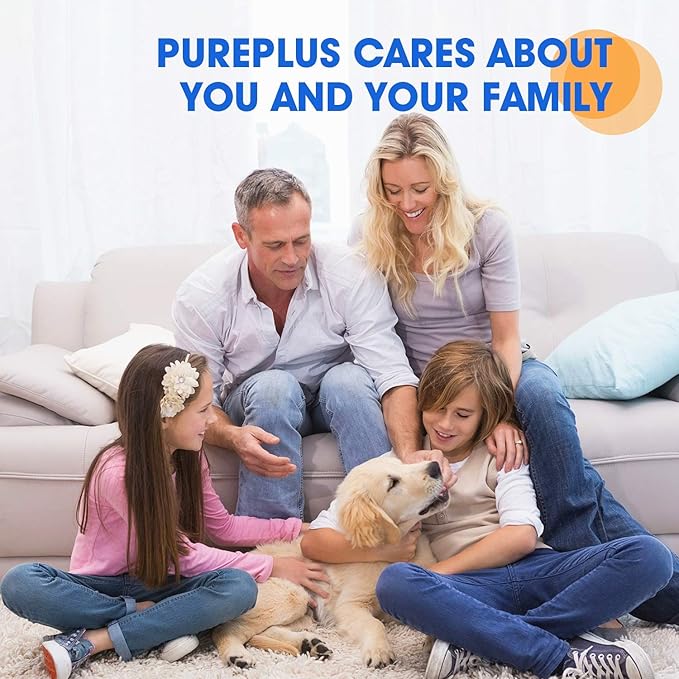 PUREPLUS 5 Micron 10" x 4.5" Whole House Coconut Shell Activated Carbon Water Filter Replacement Cartridge for Dupont WFHDC8001, CB-BB-10, GE FXHTC, GXWH40L, GXWH35F, GNWH38S, CTO10BB, 2PACK